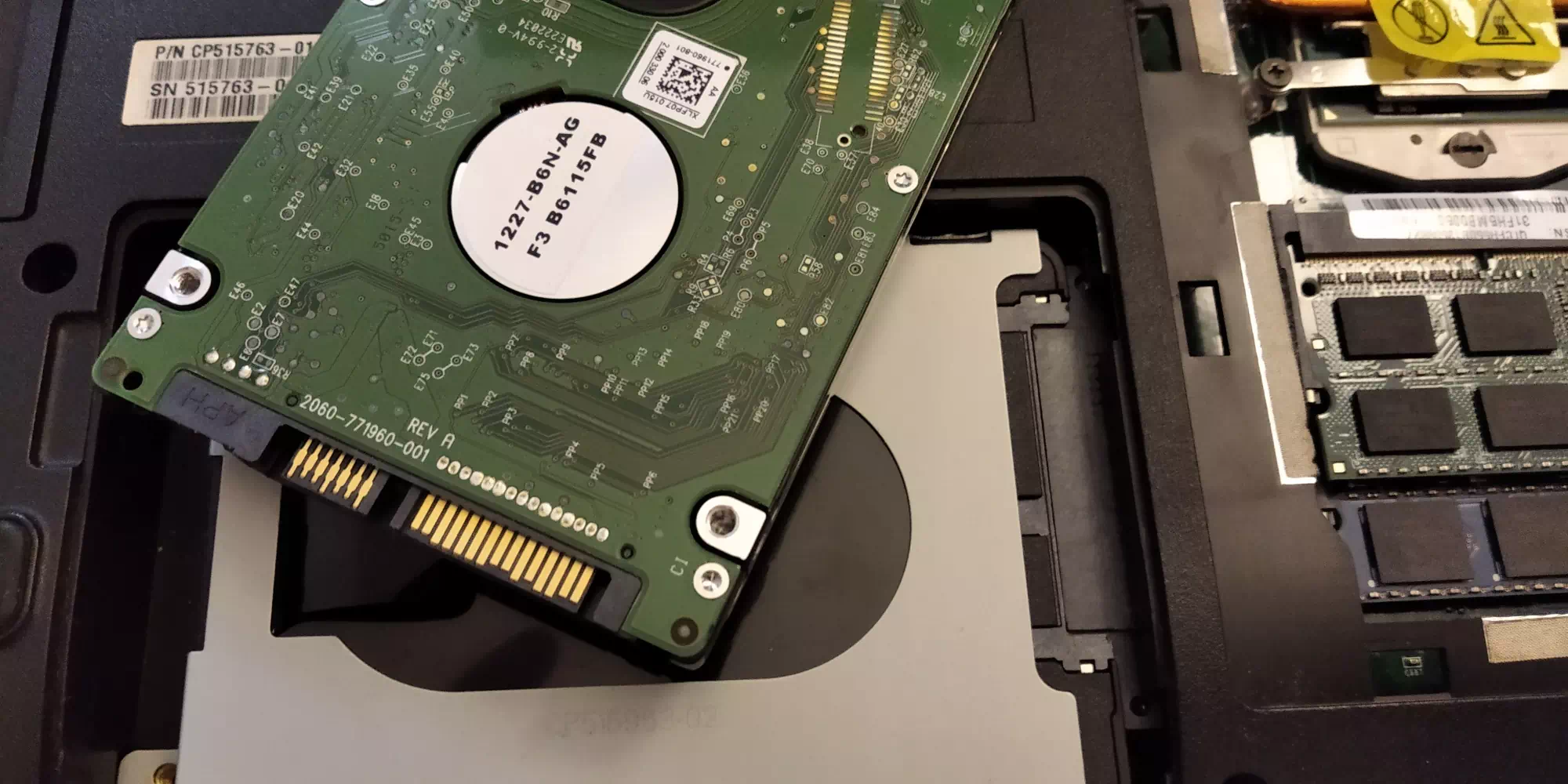 Výměna disku za SSD