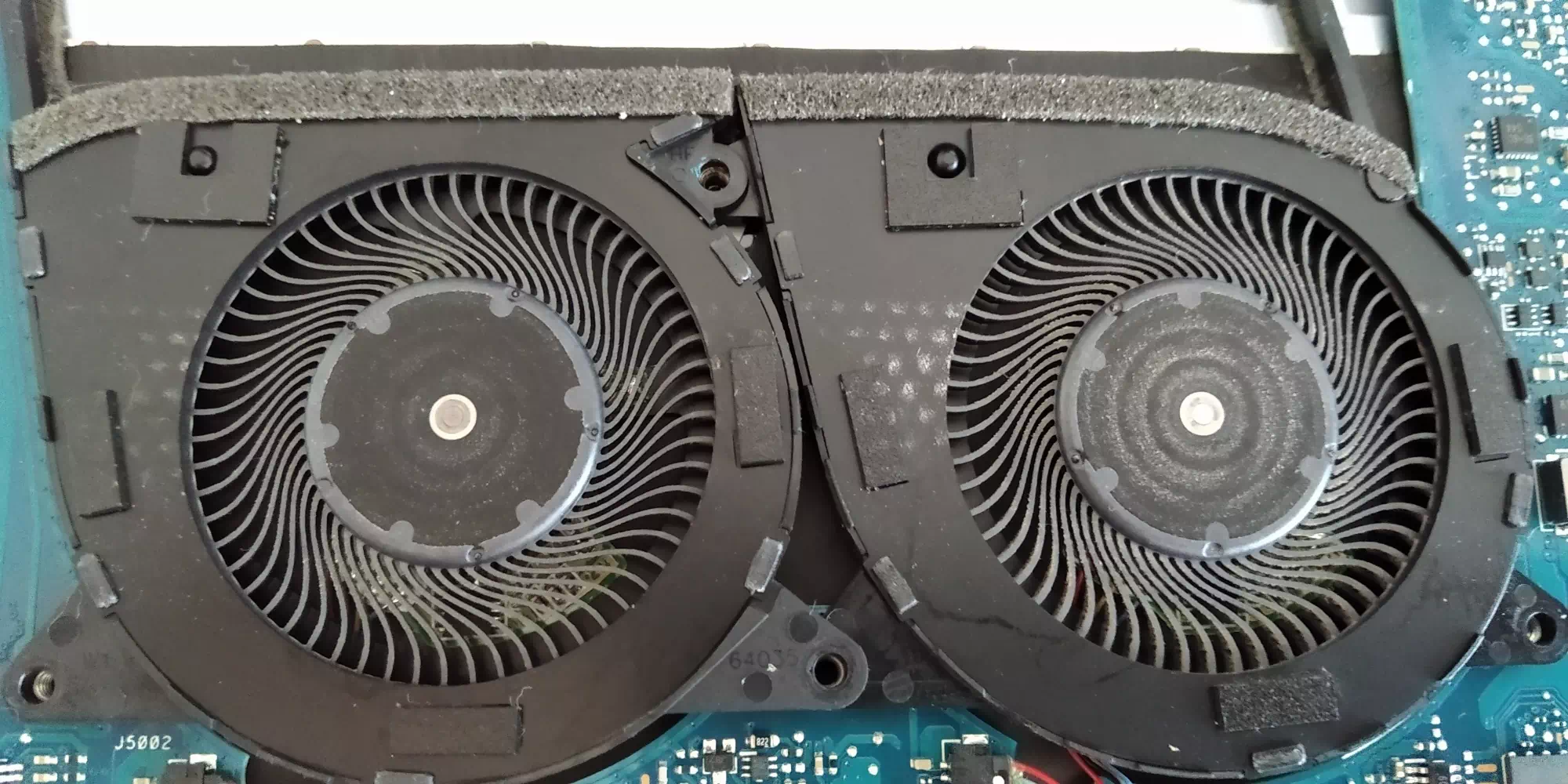 Vyčištění ventilátorů